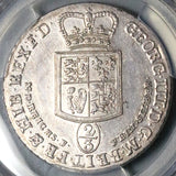 1792 PCGS AU 58 Brunswick Hannover 24 Mariengroschen George III Silver Coin POP 1/0 (25090601C)