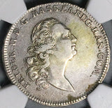 1776 NGC XF 40 Hesse-Cassel 1/2 Thaler Friedrich Sternthaler Silver Coin (25051301C)