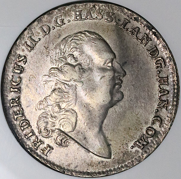 1778 NGC XF 45 Hesse-Cassel Thaler Friedrich II Sternthaler Silver Coin (23052603C)