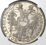 1768 NGC MS 61 Nurnberg Thaler City View Imperial Eagle Silver Coin (25112501C)