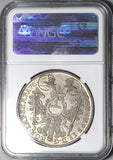 1768 NGC MS 61 Nurnberg Thaler City View Imperial Eagle Silver Coin (25112501C)
