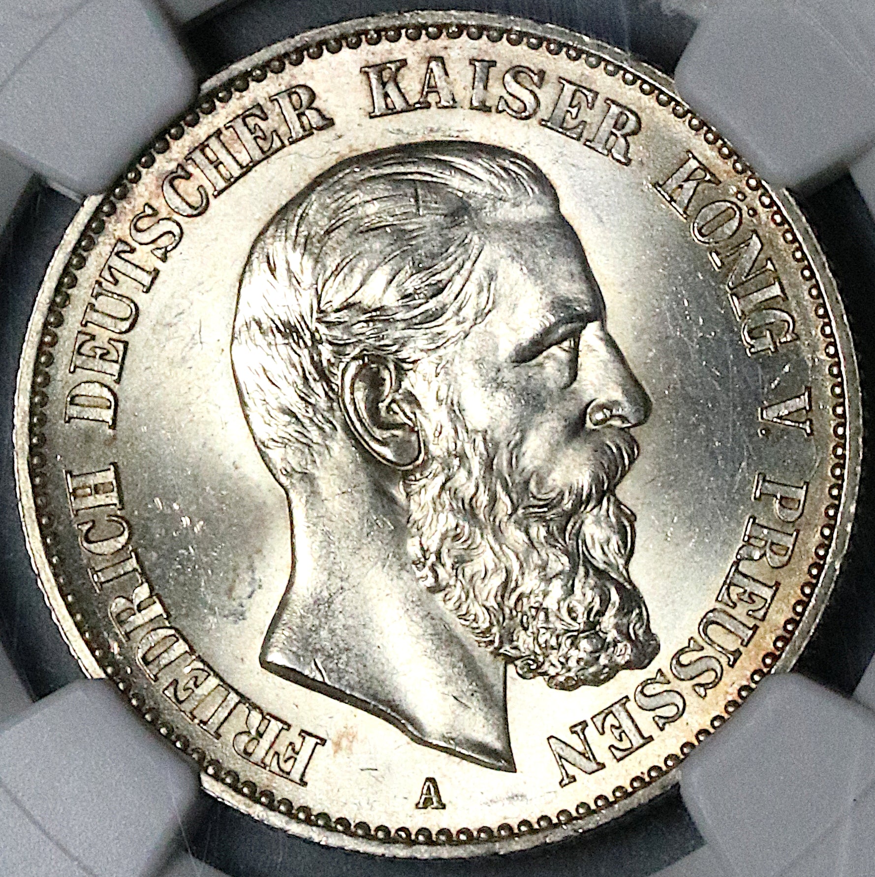 1888-A NGC MS 63 Prussia 2 Mark Friedrich III Germany State