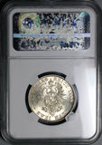 1888-A NGC MS 63 Prussia 2 Mark Friedrich III Germany State Silver Coin (23062503C)