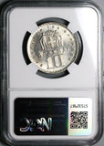 1959 NGC MS 65 Greece 10 Drachma King Paul Greek Hercules Gem Coin (24011002C)