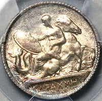 1910 PCGS MS 64 Greece 1 Drachma George Paris Mint State Silver Coin (24042402C)