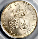 1960 PCGS MS 65 Greenland 1 Krone Polar Bear Denmark GEM Coin (26050205C)