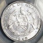1949/8 PCGS MS 65 Guatemala 1/4 Quetzal Bird Silver Coin 25k POP 3/0 (25061802C)