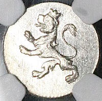 1821 NGC MS 66 Guatemala 1/4 Real Spain Colonial Silver Coin (24022401C)