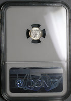 1866 NGC MS 66+ Guatemala 1/4 Real Lion GEM Mint State Silver Coin POP 1/2 (20032304D)