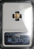 1885 NGC MS 65+ Guatemala 1/4 Real Volcanoes Key Silver Gem BU Coin POP 1/1 (20032302D)
