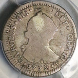 1772 PCGS VG 10 Guatemala 1 Real Charles III Spain Colonial Rare Coin (26011904C)