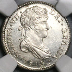 1815 NGC MS 63 Guatemala 1 Real Ferdinand VII Spain Colonial Silver Coin (25041701C)