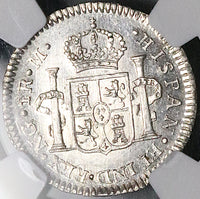 1815 NGC MS 63 Guatemala 1 Real Ferdinand VII Spain Colonial Silver Coin (25041701C)