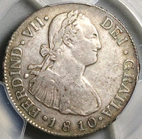 1810 PCGS VF 35 Guatemala 2 Reales Colonial Spain Ferdinand VII Silver Coin (25050401R)