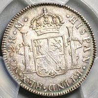 1810 PCGS VF 35 Guatemala 2 Reales Colonial Spain Ferdinand VII Silver Coin (25050401R)