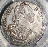 1792 PCGS XF 40 Guatemala 4 Reales Spain Colonial Charles IV Silver Coin POP 1/0 (26013004C)