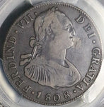 1808 PCGS VF 25 Guatemala 4 Reales Colonial Spain Ferdinand VII Bust Charles IV Coin POP 1/1 (25051902D)