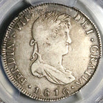 1816 PCGS VF 25 Guatemala 4 Reales Colonial Spain Ferdinand VII Silver Coin POP 1/3 (25050601R)