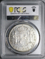 1777 PCGS AU Guatemala 8 Reales Spain Colonial Charles III Silver Coin (24082403C)