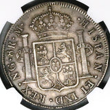 1814 NGC XF 45 Guatemala 8 Reales Spain Colonial Silver Dollar Coin (25012604D)