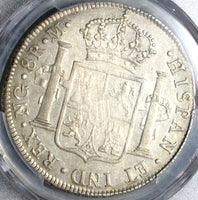 1815-NG PCGS AU 50 Guatemala 8 Reales Spain Colony Silver Coin POP 1/1 (23051801C)