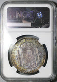 1821 NGC VF 35 Guatemala 8 Reales Spain Colony Ferdinand VII Silver Coin (25091201C)