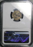 1888 NGC AU 55 Hong Kong 10 Cents Victoria Britain Empire Silver Coin (26062302C)
