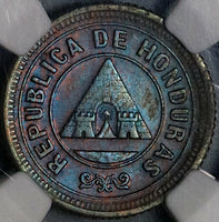 1884 NGC MS 62  Honduras 1 Centavo Rare 24,000 Minted POP 1/0 Finest Known (23101402C)