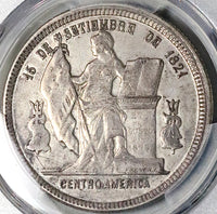 1890 PCGS AU 50 Honduras 1 Peso Standing Liberty Silver Coin POP 1/5 (25031801C)