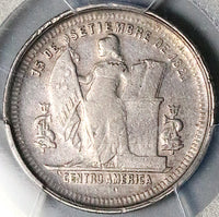1892/81 PCGS XF 45 Honduras 25 Centavos Standing Liberty Coin POP 1/1 (25100801C)