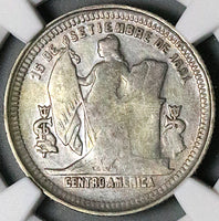 1913/0 NGC XF 40 Honduras 25 Centavos Stg Lib Rare Silver Coin POP 1/0 (25041804C)