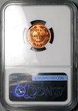 1956 NGC MS 65 RD Honduras 2 Centavos de Lempira Full Red Coin (25041802C)
