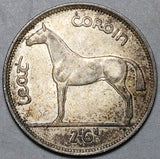 1940 Ireland 1/2 Crown UNC Irish Horse Silver Coin (26071409R)