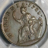 1723 PCGS AU Colonial 1/2 Penny Wood's Hibernia George I Copper Coin (26071704C)