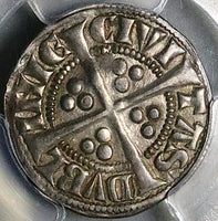 1279 PCGS AU 50 Ireland Edward I Dublin Mint Silver Penny S-6246A POP 1/0 (25090102C)