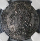 1690 NGC XF 45 James II Ireland Shilling March Gun Money Rebellion Coin (24062304C)