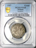 1557 PCGS VF 35 Ireland Mary Philip 4 Pence Groat Silver Coin S-6501C (25122701C)