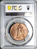 1911 PCGS MS 64 Italy 10 Centesimi Kingdom Anniversary RB Coin (23090401C)