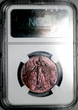 1911 NGC MS 66 RB Italy 10 Centesimi Kingdom Anniversary Coin POP 3/0 (26072301C)
