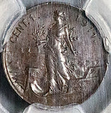 1911 PCGS MS 63 Italy 1 Centesimo Woman Ship Rare Key Coin POP 2/0 (25100701C)