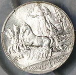 1912 PCGS MS 64 Italy 1 Lira Horses & Chariot Silver Mint State Coin (24031002C)