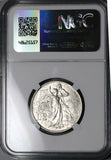 1911 PCGS AU 58 Italy 2 Lire Kingdom Anniversary Silver Coin (24120603C)