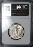 1911 NGC MS 62 Italy 2 Lire Kingdom 50th Year Anniversary Silver Coin (25120902C)