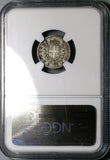 1861-F NGC VF 35 Italy 50 Centesimi Vittorio Emanuele Rare Florence Silver Coin POP 2/2 (24082504C)