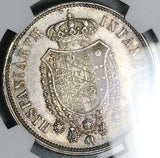 1818 NGC MS 61 Naples 120 Grana Small Head Ferdinand I Italy Silver Coin POP 1/4 (24092901D)