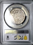 1856 PCGS AU Naples Sicily 60 Grana Ferdinand II Italy State Scarce Silver Coin (25062601C)