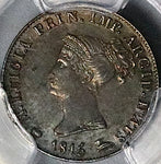 1815 PCGS MS 62 Parma 5 Soldi  Italy State Napoleon Wife Silver Coin (24102701D)