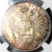 1825-V NGC MS 62 Lombardy Venetia 1/2 Scudo Francis I Italy State Silver Coin Pop 1/0 (25042401D)