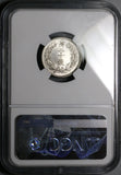 1909  NGC UNC Korea 20 Chon Dragon Yung Hee Protectorate Silver Coin (25031904D)