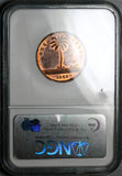 1868 NGC PF 63 RB Liberia 1 Cent Rare Proof Pattern PN15 Copper Coin (25050901C)